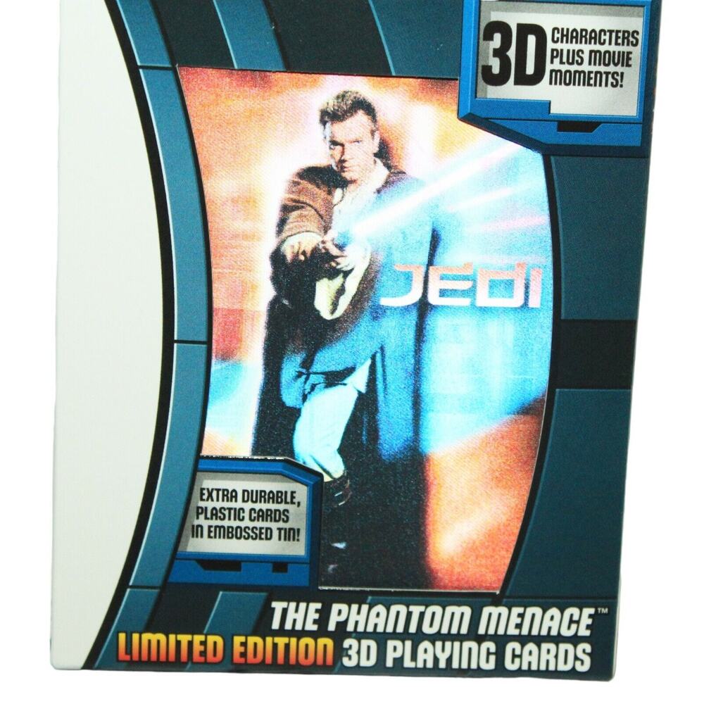 Star Wars The Phantom Menace - Limited Edition 3D Playing Cards 2012